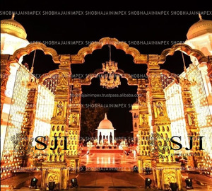 Mayur Tema Pilar Domo Estilo Boda Mandap - Product Image 2