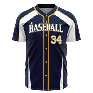 Made to Sample Men's Baseball Jerseys, Personalized Embroidery Moisture-Wicking US Sizing - Product Image 2