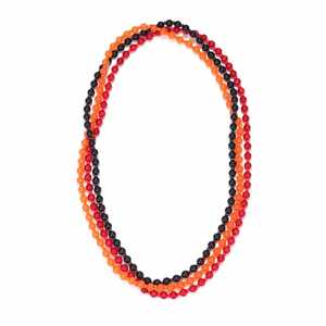 Natural Style Resin Beads <b>Necklace</b> Trendy Handmade for Women Designer <b>Statement</b> Jewelry - Product Image 4