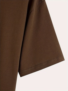 Exclusive Custom Embroidered Oversized Acid Wash Distressed T-<b>Shirt</b> Men Women Unisex Short Sleeve with Decorative Shoulder Crew - Product Image 5