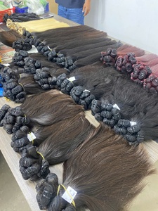 Extensiones de Cabello Tejidas a Máquina con Doble Trama, Colores Personalizados, Cutícula Alineada, Muy Suaves, Puntas Gruesas, Doble Trama, 100g - Product Image 3