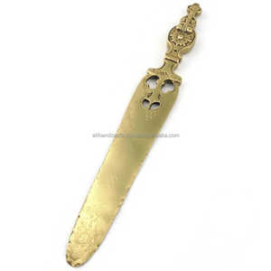 Brass Letter Opener Modern Finish Handcrafted Ali Handicraft Eco-Friendly Durable Lightweight Indoor/Outdoor Desk Accessory <b>Home</b> - Product Image 3