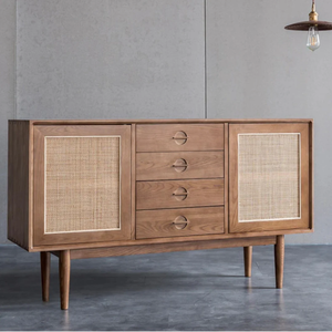 Gabinete de Madera Maciza de Primera Calidad con Puertas, Estilo Rústico, Moderno y Elegante, para Sala de Estar, Dormitorio u Oficina - Product Image 4