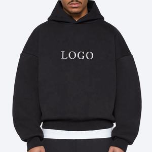 Hoodie personnalisé avec logo, 400 g/m², en molleton français, coupe ample, design de créateur, surdimensionné, uni, streetwear, pour hommes - Product Image 4