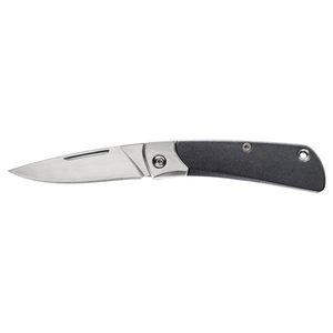 Couteaux de poche pliants noirs et argentés avec lame tranchante en acier inoxydable, manche ergonomique fin, outil utilitaire compact EDC pour l'extérieur - Product Image 1