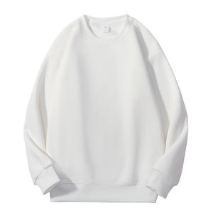 Sweat-shirt ample à col rond pour couples, basiques en coton, polaire, col rond pour hommes et sweat-shirts, vêtements de sport, fabricants de survêtements - Product Image 3