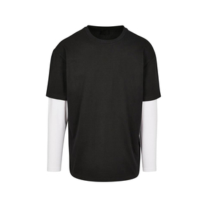 Camisetas de Doble Capa para Hombre, Nueva Colección 2026, 100% Algodón, Tejido de Lana, Transpirables, de Secado Rápido, Ropa Casual de Verano, Venta en Línea - Product Image 1