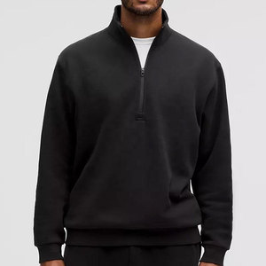 Sudadera Unisex Negra con Cierre de Cremallera, Corte Regular, con Capucha, Informal, para Invierno, 100% Algodón Tejido, Diseño Sólido, Secado Rápido, 300g - Product Image 1