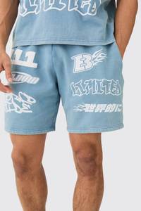 Pantalones Cortos de Forro Polar para Hombre con Estampado Personalizado, Ropa Urbana Informal con Gráficos Personalizados, Largos hasta la Rodilla, con Cordón Ajustable, de Algodón, para Uso Diario - Product Image 4