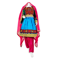 Meilleure robe ethnique tribale Banjara vintage, robe de fête traditionnelle Kutchi afghane/pakistanaise multicolore, robe Kutchi