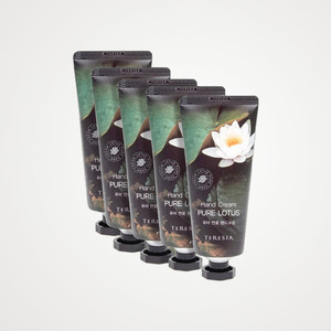 Crème pour les mains Tereusia Pure Lotus, hydratation des mains, exfoliation, nutrition de la peau, absorption, 100ml, 5 pièces - Product Image 3