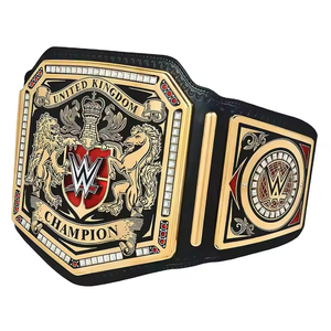 Ceinture de championnat de lutte poids lourd WWF, fabriquée en cuir de haute qualité, plaques en laiton personnalisées de 3 mm d'épaisseur - Product Image 5