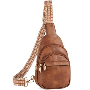 Bolsa de Pecho de Nailon con Camuflaje, Correa Ajustable a Rayas, Cierre de Cremallera Antirrobo, Mochila Unisex para Caza al Aire Libre, Capacidad de 21L - Product Image 1