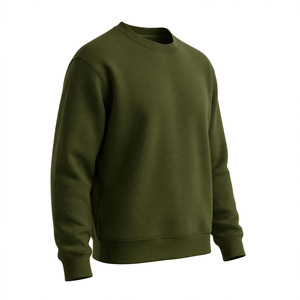 Sudadera de Cuello Redondo para Hombre, Color Personalizado, Corte Regular, Tejida, Informal, para Otoño, 100% Algodón, Forrada, Ecológica - Product Image 5
