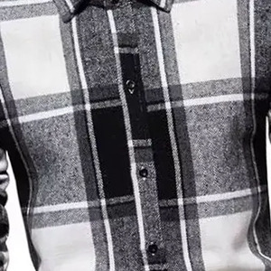 Mens Button Down Check Shirt Premium Yarn Dyed Plaid Office Casual Shirt Manufacturer Wholesale Export Quality - Product Image 5