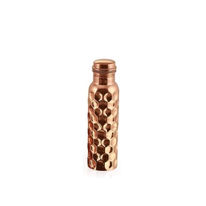 Hand-Hammered Pure Copper Water Bottle Leak-Proof & Seamless Ayurvedic <b>Drinkware</b> for Health & Wellness In Lowest Price - Product Image 2