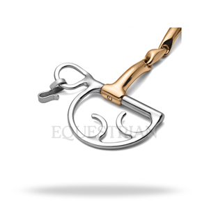 Kimberwick Lozenge Savor Gold Curb pour l'entraînement et le contrôle équestre - Product Image 4