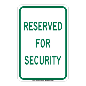 Señal de Seguridad de PVC Brady para Áreas de Seguridad Interiores y Exteriores - Product Image 1