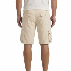 2026 Trendy Khaki Quick Dry Cargo Shorts 100% Cotton Knitted Mid Waist Beachwear Canvas Breathable Button Fly Casual Men Shorts - Product Image 2