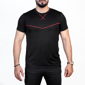 Camiseta Deportiva para Hombre con Logotipo Personalizado, Ropa de Gimnasio Cómoda para Hombres Activos - Product Image 1