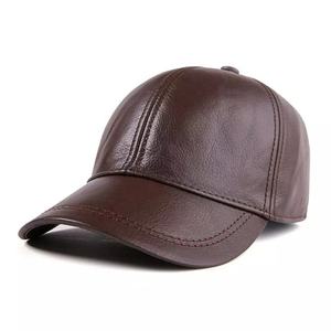 Gorra de Béisbol Unisex Ajustable de Cuero de Oveja Genuino para Hombre, para Otoño e Invierno, Deportes al Aire Libre, con Logotipo Personalizado - Product Image 6