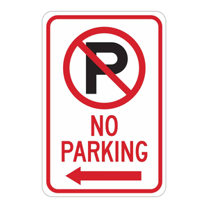 Señal de Prohibido Estacionar Brady, Roja/Blanca, Señal de Seguridad Interior/Exterior para Áreas Restringidas - Product Image 2