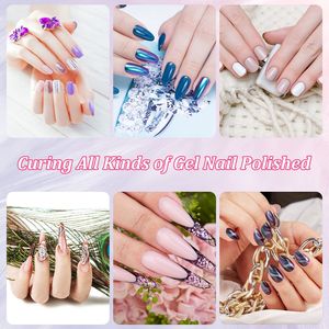 Lampada UV LED Ricaricabile 120W con Sensore Automatico, 3 Impostazioni Timer, Asciuga Smalto Gel Rapido per Unghie di Mani e Piedi - Product Image 6