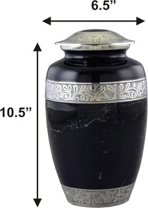 โกศศพแบบอเมริกันทำมือจากวัสดุธรรมชาติสำหรับใส่เถ้ากระดูกชายหญิง ราคาขายส่งสำหรับงานศพและงานรำลึก - Product Image 2