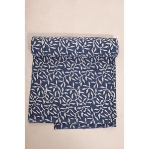 Blue Indigo Printed Cotton Fabric Handmade Indian Textile <b>for</b> Garments Quilting Home Decor and Crafts - Product Image 2
