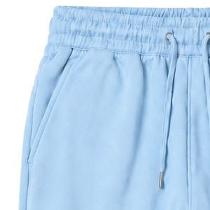 Light Blue JJ Logo Embroidered <b>Jogger</b> Sweatpants with Drawstring Waist Side Pockets and <b>Cuffed</b> Ankles for Casual Teamwear - Product Image 2