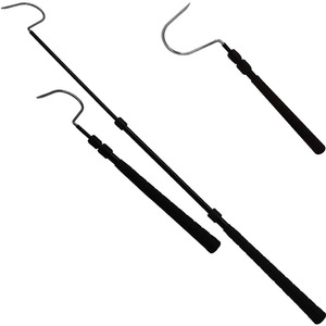 Mega Sale Eco-Friendly Telescopic/Pocket Snake <b>Hook</b> Snake Handling <b>Pole</b>/Stick Aluminum Long Stick Extendable Strong Grip Traps - Product Image 1