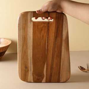 Tabla de cortar de madera de calidad profesional para restaurantes |   Tabla de Cortar Gruesa y Resistente para Uso Comercial en Cocina - Product Image 5
