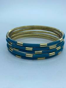 Wholesale Handmade <b>Resin</b> Brass Bangles Manufacturer India Custom OEM ODM Supplier Premium Handforge Global Impex Women's Ethnic - Product Image 2