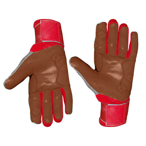 Gants de frappeur en cuir SAAR INDUSTRIES avec fermeture auto-agrippante, support de poignet durable, ambidextres, unisexes, pour entraînement adulte - Product Image 3
