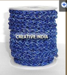 Cordones de Cuero Trenzado Color Gris Caqui para Diseñadores, Acabado Encerado Impermeable, Alta Tenacidad, Ecológicos, para Zapatos, Bolsos y Hogar - Product Image 2