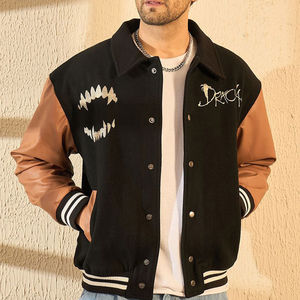 Chaqueta Letterman Ligera para Hombre, Precio Económico, Fabricante Pakistaní, Logotipo Personalizado Impreso, Venta Directa de Fábrica, Chaqueta Varsity para Hombre - Product Image 1