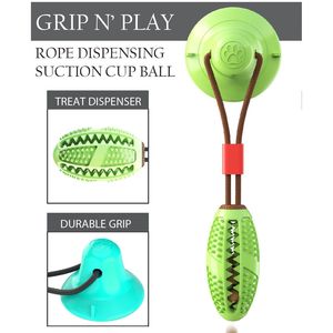 Giocattolo per Cani a Forma di Pallone da Calcio Grip N Play con Dispenser di Snack e Ventosa, Gioco Interattivo per Animali Domestici - Product Image 6