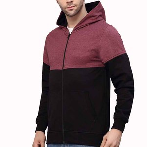 Sudadera con capucha unisex personalizada de algodón con cremallera, impermeable, transpirable, de punto, estilo urbano, de alta calidad, gruesa, con cremallera para hombre - Product Image 2