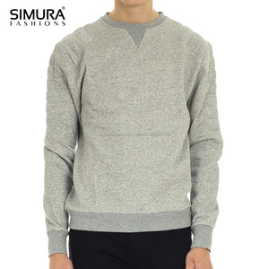 100% High Quality OEM Pullover Plain Dyed Plush Blank White Crewneck Cotton Custom Sweater Crew Neck <b>Sweatshirt</b> For Wholesale - Product Image 6