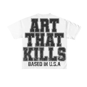 Camiseta con Logotipo Personalizado, Estilo Vintage, Corte Holgado, Impresión DTG, para Hombre, 100% Algodón Pesado, Ropa Casual Urbana, Marca Estadounidense - Product Image 2