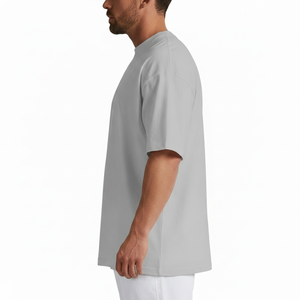 T-shirts pour hommes à manches courtes, col rond, 100% coton, 180 GSM, respirants, avec logo personnalisé, vente en gros d'usine - Product Image 2