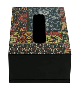 Customized Design Printed Napkin Tissue Box For Hotel <b>Wedding</b> Table <b>Top</b> Decorative Use Tissue Dispenser by blossom craft india - Product Image 3