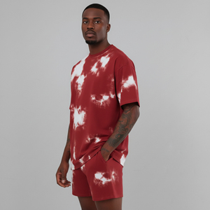 ชุดเซ็ตเสื้อยืดคอกลมแขนสั้นผ้าฝ้าย 100% ระบายอากาศได้ดี แห้งเร็ว พิมพ์ลายสีพื้น ทรงปกติ  ขนาดกลาง  รักษ์โลก  ปรับแต่งได้ สำหรับผู้ชาย - Product Image 4