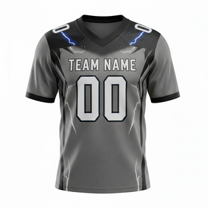 Camisetas de Fútbol Personalizadas para Adultos, Manga Corta, Transpirables, de Malla, de Secado Rápido, Antibacterianas, Opción de Talla Grande, Diseño Frontal - Product Image 1