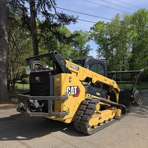 รถตักตีนตะขาบขนาดเล็ก CAT 299D3 XE คุณภาพเยี่ยมสำหรับงานป่าไม้ พร้อมเครื่องบด HM418 ราคาโรงงาน ขายดี - Product Image 4