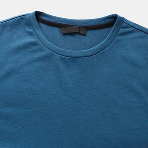 T-shirts pour hommes personnalisés, T-shirt d'été épais 240 g/m² 100 % coton, col rond, uni, vente en gros pour hommes - Product Image 5