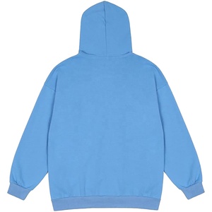 Sweat à capuche XL délavé style vintage en polaire polyester/nylon doublé, écologique, pour homme, style urbain décontracté, épais, directement de l'usine - Product Image 4