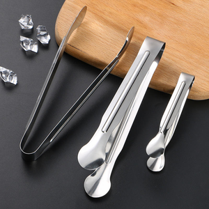 Pince de service en acier inoxydable, ustensile de cuisine en métal pour apéritifs, thé, café, desserts et glaces - Product Image 4