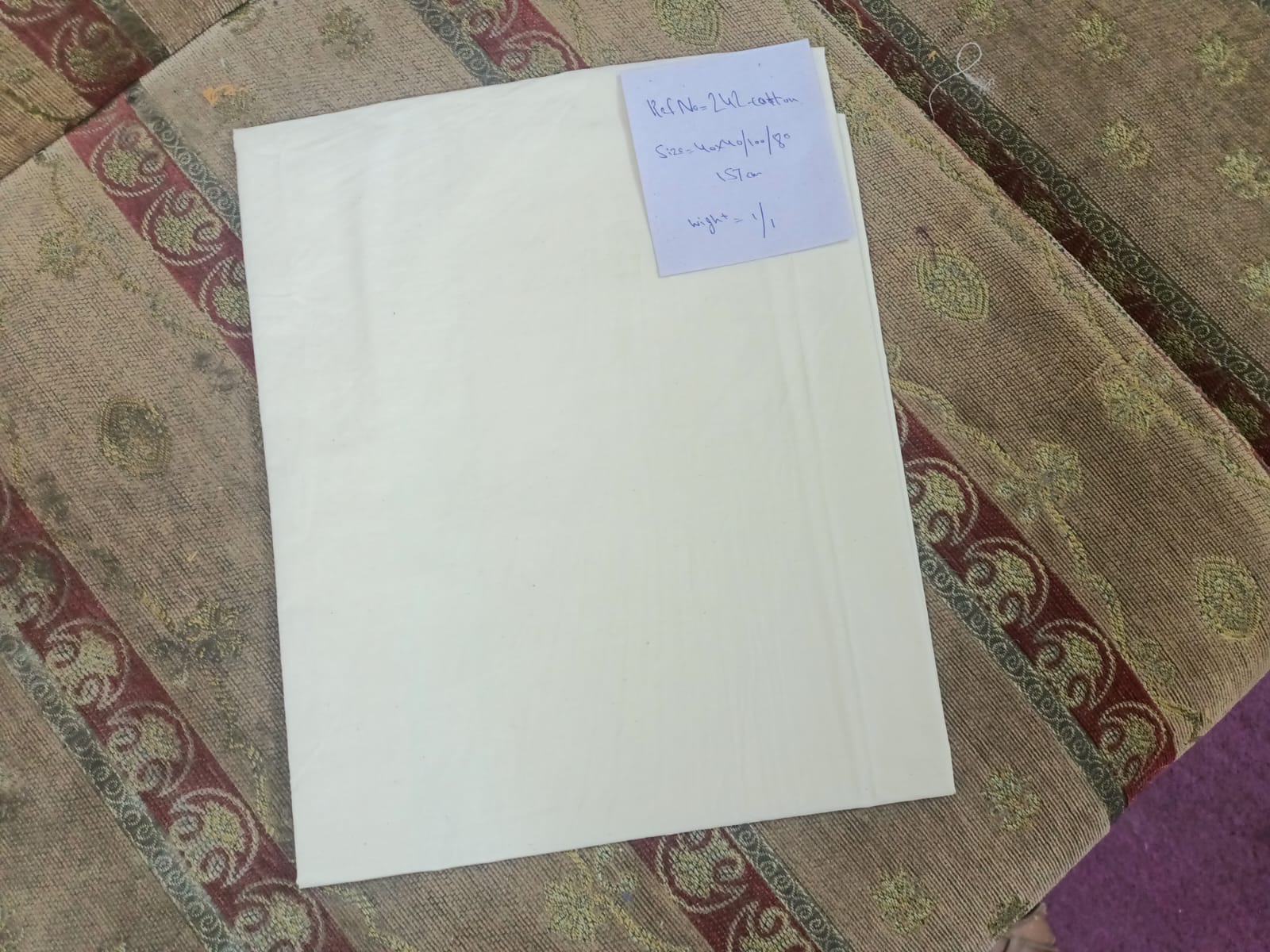 100% Cotton Woven Fabric 40S40S AHE-textile*133 120 GSM Stain Resistant Plain Dyed 58/60" Width Medium Weight ODM Brand Home