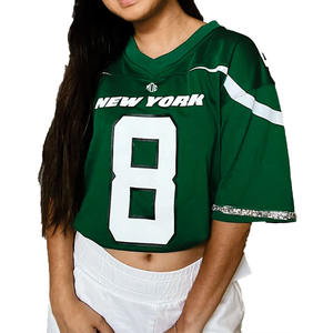 Camiseta Deportiva de Fútbol Americano para Mujer, Corte Ajustado, Malla Sublimada, Número Personalizado, Ropa Deportiva de Equipo, Fabricante OEM, 2026 - Product Image 1